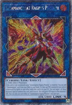 Yugioh! Salamangreat Raging Phoenix - RA04-EN083 - Platinum Secret Rare - 1st Ed - Image 1