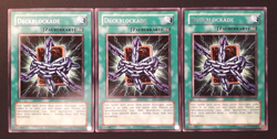 Yu-Gi-Oh! 3x Deckblockade, LODT-DE060, Rare, 2. Auflage, Deutsch, NM/NM/EX - Image 1