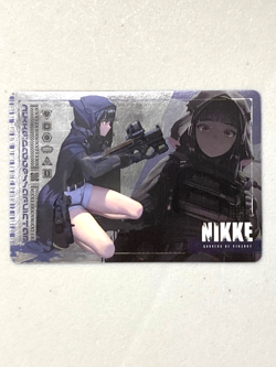 D - Goddess of Victory: Nikke Silver Plastic Card - Image 1