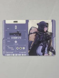 D - Goddess of Victory: Nikke Silver Plastic Card - Image 2