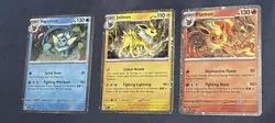 Pokemon Prismatic Evolutions Promo Cards Flareon Vaporeon Jolteon SV8.5 TCG - Image 3