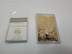 1999 Burger King Pokemon Charizard 23K Gold card / ball / COH / box ( B332 ) - Image 1