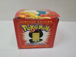 1999 Burger King Pokemon Charizard 23K Gold card / ball / COH / box ( B332 ) - Image 2