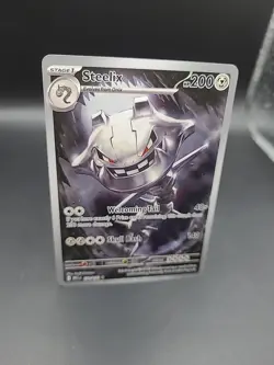 Steelix 150/132 Illustration Rare Mega Evolution Pokemon Card - Image 2