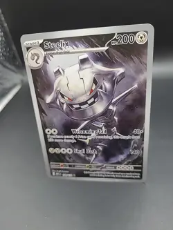 Steelix 150/132 Illustration Rare Mega Evolution Pokemon Card - Image 3