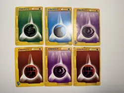 [NM] 6 card lot Vs and e-series Energies Japanese Pokemon TCG US SELLER - Image 1