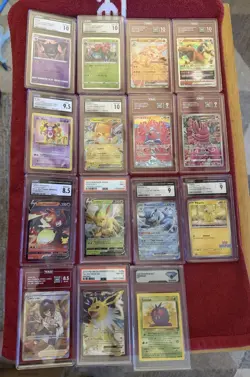 Mixed Lot Of 27 Pokemon Card Slabs. English And Japanese - Image 1