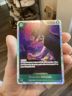 Dracula Mihawk SR OP12-030 Legacy of Master ONE PIECE Card Game LP - Image 1