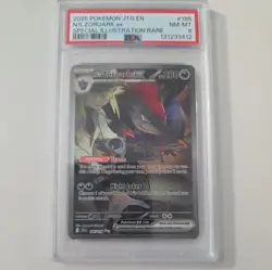 N’s Zoroark EX Pokemon Journey Together PSA 8 SIR Pokemon Card - Image 1