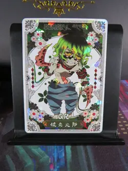 Gyutaro Upper Moon QR Rare Holo Foil Card NM Demon Slayer Pieces Time Wedding 2 - Image 2