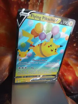 Flying Pikachu V Celebrations 006/025 FULL ART Holo Pokemon Card LP condition - Image 4