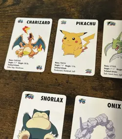 1998 KFC Pokemon Mini Cards Set Lot Charizard Snorlax Pikachu Dragonite + More - Image 4