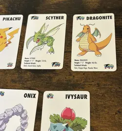 1998 KFC Pokemon Mini Cards Set Lot Charizard Snorlax Pikachu Dragonite + More - Image 5