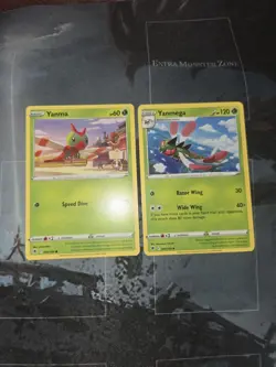 Yanma #6 & Yanmega #7 Pokemon Astral Radiance 2-Card Lot NM - Image 3