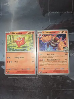 N's Darumaka & Darmanitan 2 Card Lot Journey Together Pokemon NM - Image 1