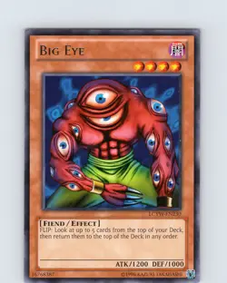 Yu-Gi-Oh TCG Big Eye LCYW-EN230 Unlimited Regular Rare Card NM - Image 1