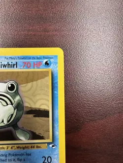 Mistys Poliwhirl 1st Edition 53/132 Pokemon Gym Heroes Vintage Card WOTC LP - Image 4