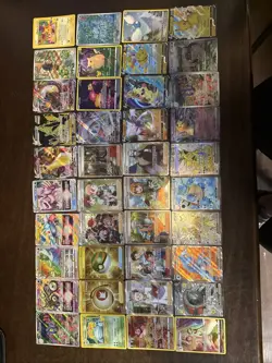 Massive Pokemon Lot Of 40 Cards - Image 1