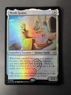 Monk Gyatso - 81 - MTG Avatar: The Last Airbender - Rare - FOIL - Image 1