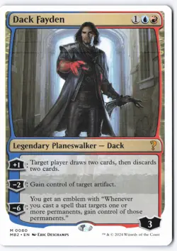 Dack Fayden (White Border) M Mystery Booster 2 80 NM - Image 1