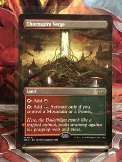 Thornspire Verge (Non-foil) [Borderless] Duskmourn: House of Horror 0333 R MTG - Image 1