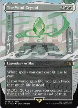 MTG The Wind Crystal (Borderless) (330) | NM | Final Fantasy {FIN} - Image 1