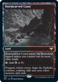 MTG Stormcarved Coast DBL Rare Normal #532 - Image 1