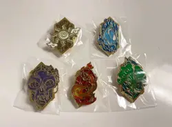 * Complete Set of 5 * MagicCon Atlanta 2025 Exclusive Mana Symbol Pins MTG Magic - Image 1