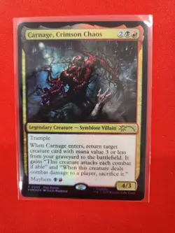 MTG Crimson Chaos Carnage Standard Showdown Winning Promo Foil English - Image 1