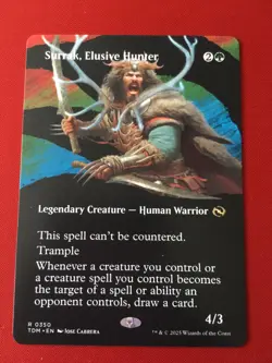 Surrak, Elusive Hunter (Borderless) Tarkir: Dragonstorm Regular - Image 1