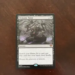 Demonic Tutor Commander Masters Regular MTG NM - Image 1
