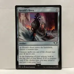 MTG Herald's Horn Magic: The Gathering Warhammer 40K Uncommon #241 - Image 1
