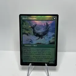 Black Chocobo / Raise a Chocobo 201 MTG Final Fantasy 2025 Mint Foil - Image 1