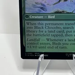 Black Chocobo / Raise a Chocobo 201 MTG Final Fantasy 2025 Mint Foil - Image 5