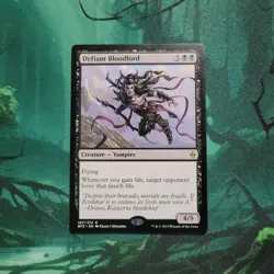 MTG Battle for Zendikar - Defiant Bloodlord - Rare - LP - Image 1