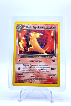 Pokemon Dark Typhlosion #10 Pokemon Neo Destiny 2002 Rare Holo LP WOTC Vintage - Image 1