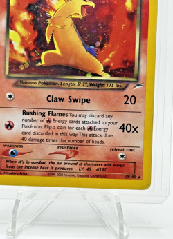 Pokemon Dark Typhlosion #10 Pokemon Neo Destiny 2002 Rare Holo LP WOTC Vintage - Image 3