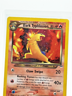 Pokemon Dark Typhlosion #10 Pokemon Neo Destiny 2002 Rare Holo LP WOTC Vintage - Image 5