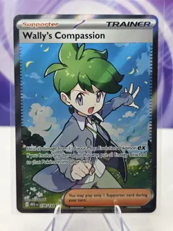 Wally's Compassion 176/132 NM Ultra Rare - Mega Evolution Pokemon TCG - Image 1
