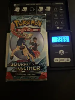 Heavy! Over 22.65 Gram Pokemon Journey Together Booster Pack Sealed - Image 1