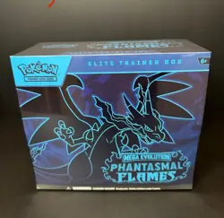 Pokemon Mega Evolution Phantasmal Flames Elite Trainer Box ETB Sealed - Image 1