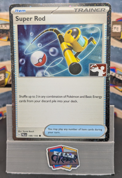 Super Rod 🎣 Prize Pack 5 PAL 188/193 League Stamped Holo NM Pokemon - Image 1