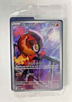 Charcadet Black Star Promo #022 - Sealed - Phantasmal Flames - Pokemon TCG - Image 2