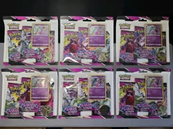 Pokemon Sword And Shield Fusion Strike 3-Pack Blister Espeon X6 - Image 2