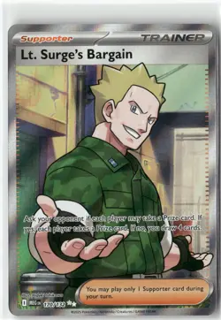 Lt. Surge's Bargain, Pokemon ME01: Mega Evolution Ultra Rare, 170/132 NM - Image 1