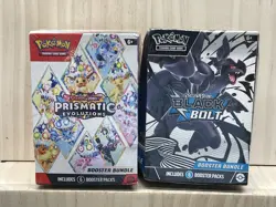 Pokemon TCG: Black Bolt, Prismatic Evolutions - Booster Bundle Lot of 2 - Image 1