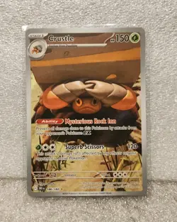 Crustle 186/182 Holo - NM - Pokemon TCG SV10 Destined Rivals illustration rare - Image 1