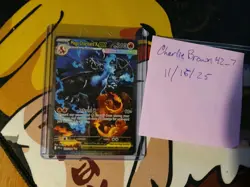Mega Charizard X EX SIR 125/094 (English) Phantasmal Flames Pokemon TCG - Image 1