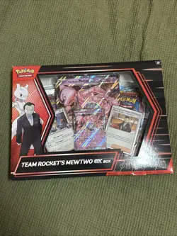 Pokemon TCG Team Rocket’s Mewtwo ex Box - Sealed - English - 4 Booster Packs - Image 1