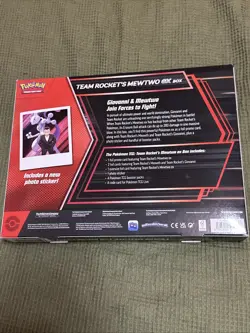 Pokemon TCG Team Rocket’s Mewtwo ex Box - Sealed - English - 4 Booster Packs - Image 3